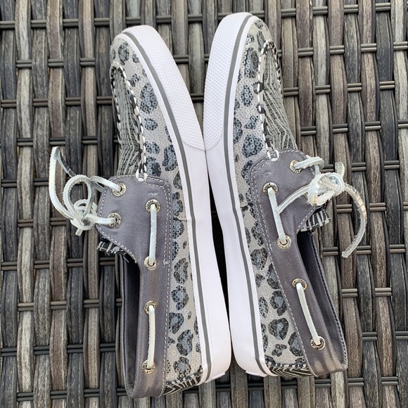 SPERRY TOP-SIDER Bahama Boat Shoe - Grey Multi Animal - Picture 9 of 15